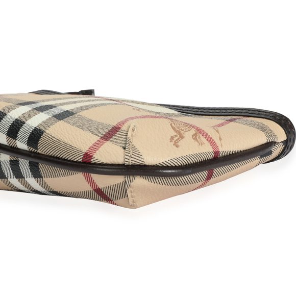 Burberry Haymarket Check Clara Chain Wristlet - Picture 5 of 8